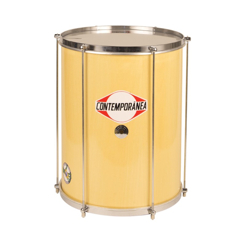 Surdo 14" x 45cm bois vernis - 6 tir. - Pro